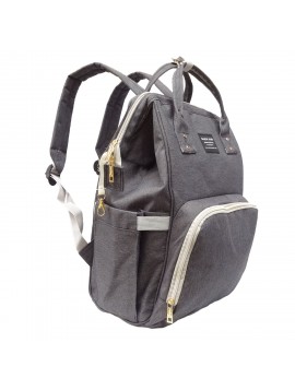 pañalera-multifuncional-tipo-bolso-morral-para-bebe-gris pañalera-multifuncional-tipo-bolso-morral-para-bebe-gris