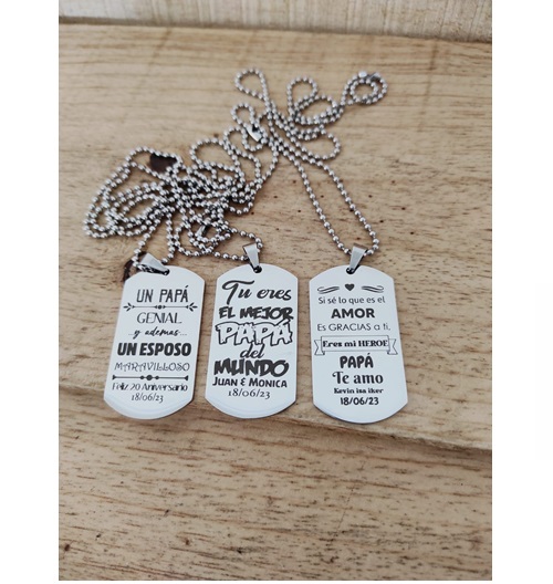 Cadena Placa Militar 2