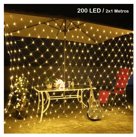 Luces Malla Red 2