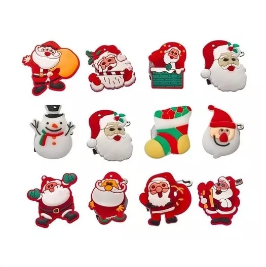 Prendedores Pin Navideño LED 1