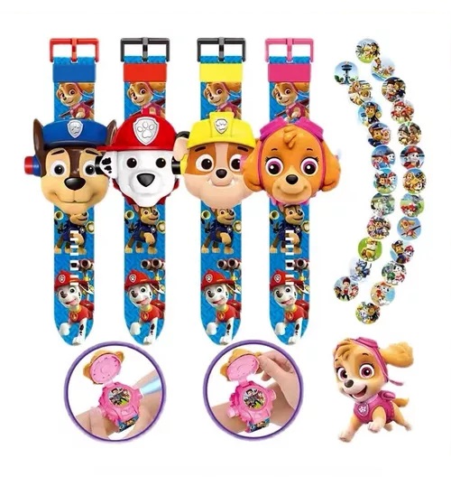 Reloj Proyector Paw Patrol 5