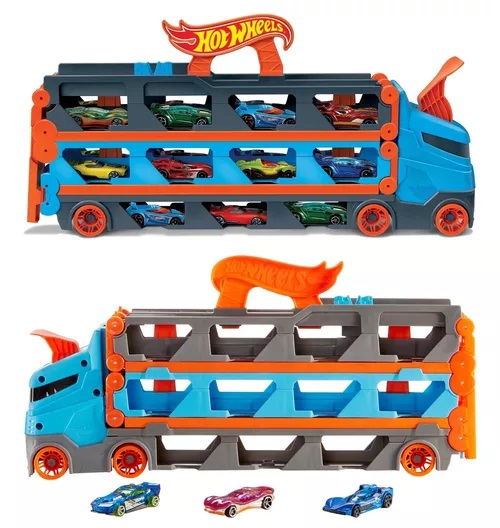 Remolque y Pista de Carreras Hot Wheels 1